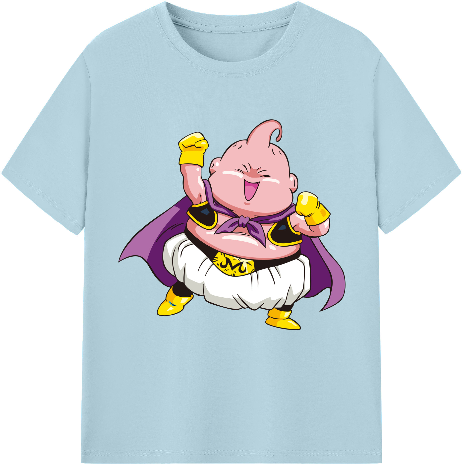（画像用） ドラゴンボール 魔人ブウ DRAGON BALL Majin Buu 綿100％半袖Tシャツ（フロントプリント）